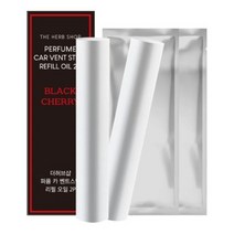 THS 더허브샵 퍼퓸 카 벤트스틱 리필 3.5g 7종택1, 블랙체리 05860