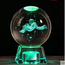 [Art Hongtu] led볼 크리스탈볼 8cm 공간조명 유리구슬 셀프인테리어 소품 취미박스 아이방 여자아이 남자아이 방꾸미기 20대여자 20대남자 생일선물 운석 장식 인테리어소품샵, 어린왕자