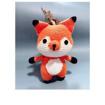 코바늘 뜨개질 인형만들기 DIY 패키지 모직 인형 귀여, Little Fox