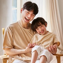 국내생산 베이글 반팔 아빠와아기 21B03MK/ 패밀리룩 가족사진의상