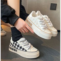 오너클랜 여성신발 키높이 패브릭 운동화 WAF1516