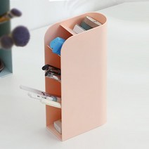 팬시몰 5단 멀티 펜꽂이(핑크) 필기구 데스크오거나이저 펜홀더 사무용품 펜꽂이 책상정리 책상 필통, 상세페이지 참조, 1개