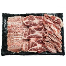 명품돼지 이베리코 모듬세트 900g (꽃목살 항정살 늑간살) 자연방목 스페인 정통돼지 베요타 최고등급, 1개