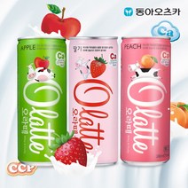 [동아오츠카] 오라떼 240ml CAN 30입 2박스 (딸기 피치 애플), 맛 선택:피치 2박스