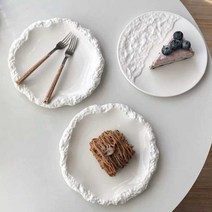 디저트접시 세라믹 암석 접시 케이크 빵 디저트, 암석 플레이트