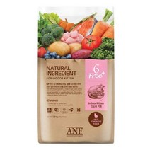 에이엔에프 6Free 키튼 고양이 사료, 닭, 6kg, 1개