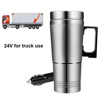 차량용전기포트 커피포트 12v 카포트12V/24V 1000ml 전기 난방 주전자 휴대용 물 컵 온수기 자동차 보일러, 03 24V Truck use