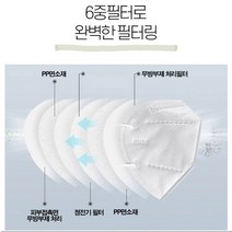 국제규격 KN95 숨쉬기편한 부직포 일회용마스크 10매입, 1개