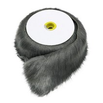 가정 장식 카펫 제작을 위한 인조 직물 봉제 트림 얽히고 설킨 커트, 가짜 동물 머리, 회색