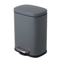 스펙트라 무소음 컬러 페달휴지통 5L, 02. 그레이 5L, 1개