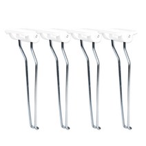 접이식 철사 상다리 기본형 화이트 4개세트