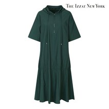 더아이잗뉴욕 더아이잗 밴딩 패널 후드 원피스 IL7N0OP73
