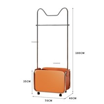 드레스룸 북유럽 거실 휴대용 코트 랙 모던한 스탠딩 옷 바닥 매트 스탠드 가정용 제품 신혼집꾸미기 전세집인테리어 원룸홈스타일링 원룸꾸미기, D