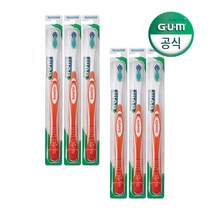 [선스타검] GUM 검 치과 슈퍼팁 어금니 돔트림 칫솔 (461) 6개, 상세 설명 참조, 상세 설명 참조