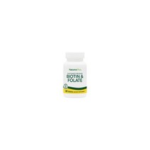 NaturesPlus 비오틴 엽산 30정