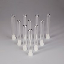 (초등4학년2학기) 마개가 있는 플라스틱 시험관 D형 10ml 10개 마개부 (KSIC-4214)