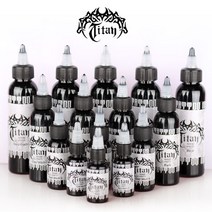 하나뷰티 타투색소 타이탄 문신용 잉크 블랙 그레이워시 라인 명암 전용, 1개, 뉴 블랙-2oz