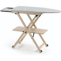 Arredamenti Italia 다리미판 조절 가능/접이식 너도밤나무 원목 135 x 88 x 45 cm 천연