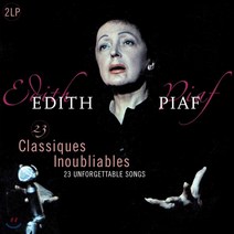 [LP] 에디트 피아프 베스트 모음집 (Edith Piaf - 23 Unforgettable Classics) [2LP] : `장밋빛 인생 사랑의 찬가 ...