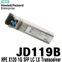 아루바 HPE X120 1G JD119B 광모듈 (SFP 싱글모드), 1개