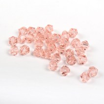 크리스탈 비즈 주판알 4mm 마름모 비즈공예재료, 4716. 4mm 핑크