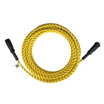 GDL2 비위치 워크샵 2 코어 누수 감지 로프 누출 케이블, 15m with connector