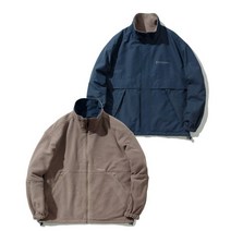 스트릿 커버낫 COVERNAT 리버시블 플리스 야트 파카 딥블루 // 베이지