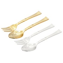 [앤틱 부티크 티스푼 티포크 (4종선택)] / 케익 커피 카페 디저트 파이, 앤틱 부티크 티포크 실버