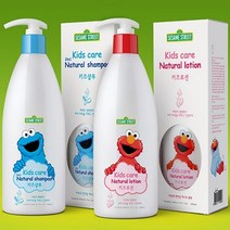 세서미스트리트 키즈케어 2in1 내추럴샴푸, 1set, 샴푸+로션