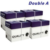 [더블에이] 퀄리티 A4 복사용지(A4용지) 80g 2500매 4BOX, 상세 설명 참조