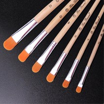 초등학교 미술 준비물 수채화 붓 6종 세트 미술수업 그림도구 수채화용구 미술용품 미술도구 초등학생, 상품선택, 브러쉬 DC004151