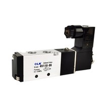 피팅밸브 4V11006 5 웨이 2 위치 18 "공압 제어 솔레노이드 밸브 DC 24V 12V AC 110V AC220V 4mm 6mm, 01 Only 4V110-06_01 AC220V