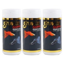 그로비타 구피사료(65g) 120ml 구피전용3개묶음상품 사료, 1개