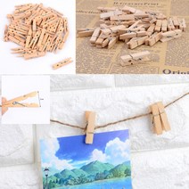 마끈집게 사진집게 미니 나무집게, 4.5cm