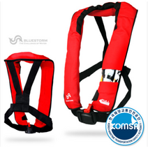 블루스톰 낚시구명조끼 BSK-10001F 해양수산부 KOMSA