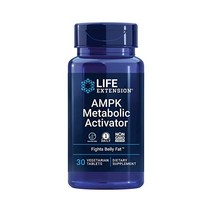 라이프익스텐션 AMPK 메타볼릭 엑티베이터 30베지태블릿 이뮨서포트, 30 Count (Pack of 1)