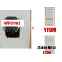 IWO 시계 2 49m H11 SmartWatch 스마트 워치 시리즈 8 남성용 49MM NFC 방수 PK MT8, [01] 1PCS(iwo ultra 2), [01] alpine orange