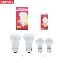 번개표 불투명 크립톤전구 인테리어조명, 불투명 크립톤전구(E26형60W)