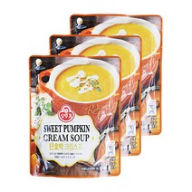 오뚜기 단호박 크림스프 270g 3개 스프 간식 간편식