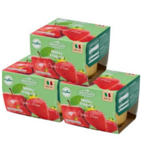 네츄럴누바 유기농 생과일 퓨레, 딸기, 6개, 100g
