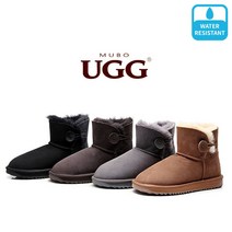 머보 어그부츠 호주 UGG 여자 겨울 양털 뉴 미니 버튼 퍼 부츠