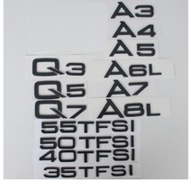 호환 아우디 A3 A4 A5 A6 A7 A8 A4L A6L A8L Q3 Q5 Q7 Q8 35TFSI 40TFSI 45TFSI 50TFSI 55TFSI TDI TFSI 엠블럼의 밝은, 규격 없음, A6리터, 자동차 제조사