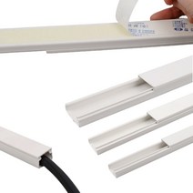 전기선 쫄대 졸대 몰딩 커버 가리개 벽 바닥 전선 PVC 몰딩 사각 3종 PVC몰드 전선가리기, 3. (대형)