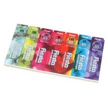 기타 바보사랑[제이펜즈]펜텔 피에스타 하이폴리머 샤프심-0.5mm(7종), 2H