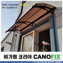 캐노픽스 1000x2400 렉산 캐노피 비가림 처마 창문 현관 비막이 빗물받이 햇빛차단 비가리개 테라스지붕 채양 그늘막, 그린, 회색, 세트앙카