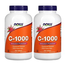 [1+1] Nowfoods 나우푸드 C1000 200정 비타민C 로즈힙 비타민씨 아스코르브산 아스코르빈산 고약사 약들약 2개