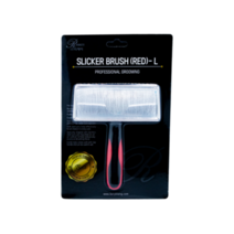 리케이 슬리커 브러쉬 레드 L, 개, 본상품선택