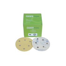 디어포스 (100장 단위) 5인치 6홀 8홀 원형사포(벨크로) 흡진사포, 5인치 6홀_#220