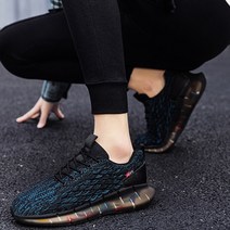 Sports Go 헬스운동화 245-270 운동화 통기성 메쉬 앞면 밑창 미끄럼 방지 주름 디자인으로 깔창이 부드러운 발 볼이편한 통기성 우수한 쿠션좋은 가벼운 런닝 조깅 헬스화