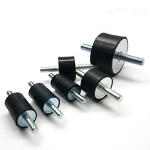 1pcs 고무 마운트 진동 방지 M3 M4 M5 M6 이중 수나사 사일런트 블록 아이솔레이터 댐퍼 직경 8mm-30mm VV, 18 M6x18mm 30x25mm